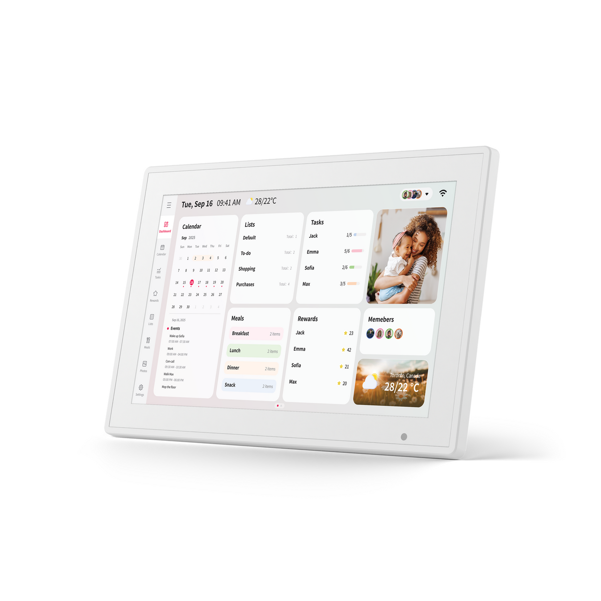 10.1” Digital e-Calendar & Photo Frame