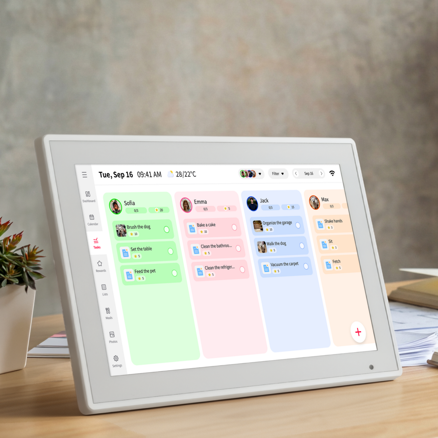 10.1” Digital e-Calendar & Photo Frame