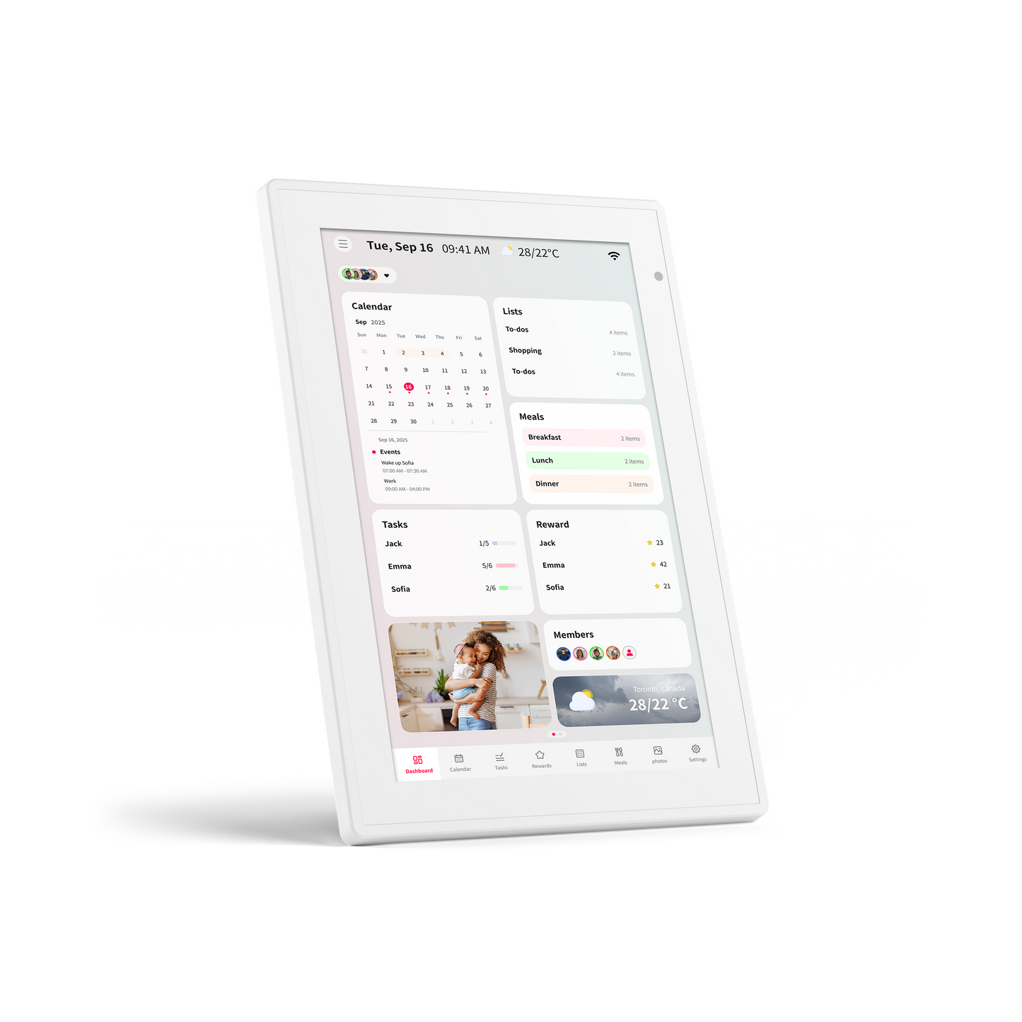 10.1” Digital e-Calendar & Photo Frame