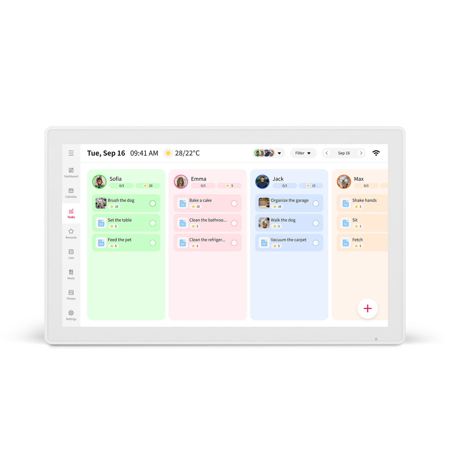 21.5" Digital e-Calendar & Photo Frame