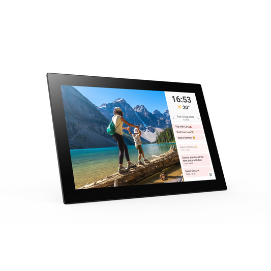 10.1” Digital Glass Photo Frame & eCalendar