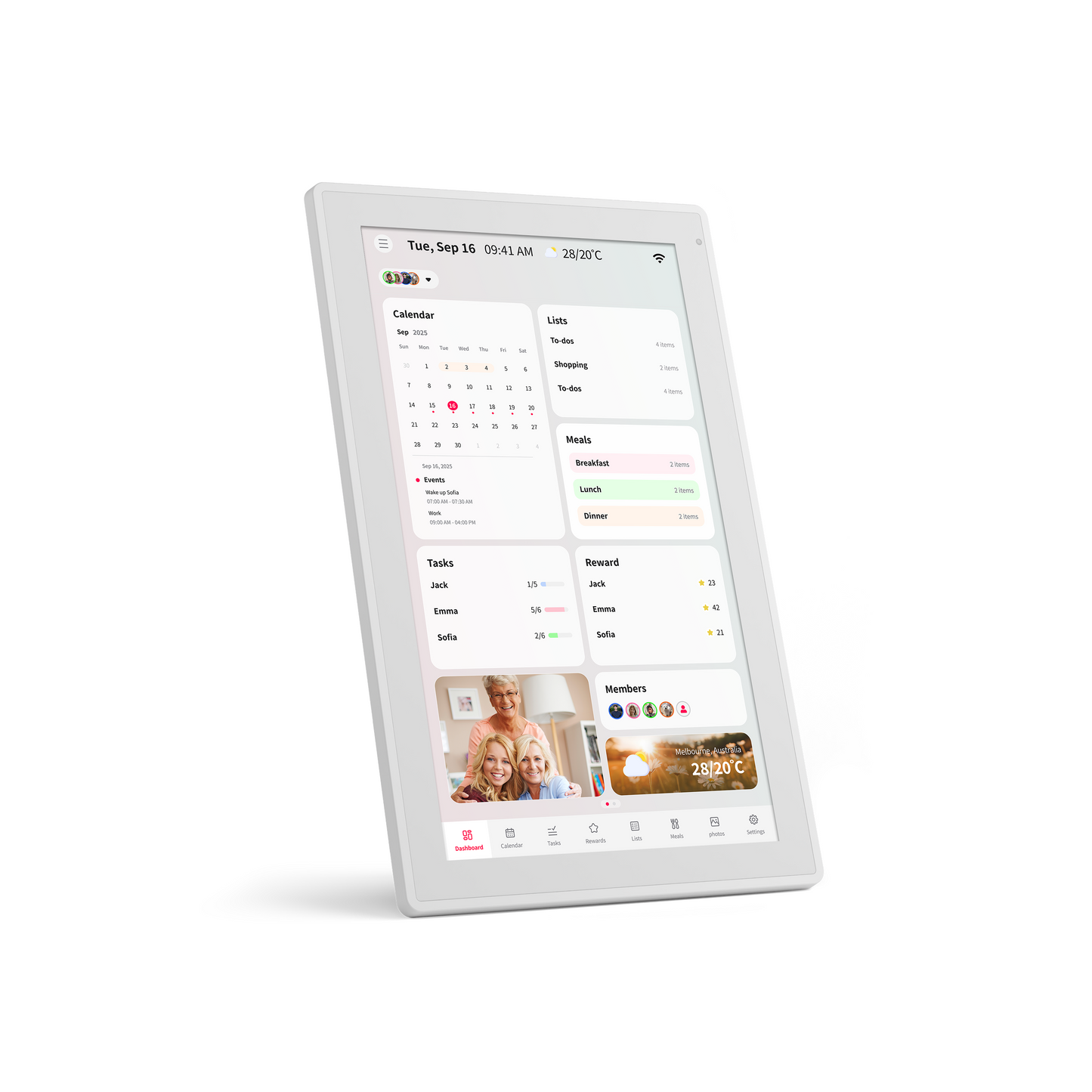 Fotostream 15.6” Digital E Calendar & Photo Frame