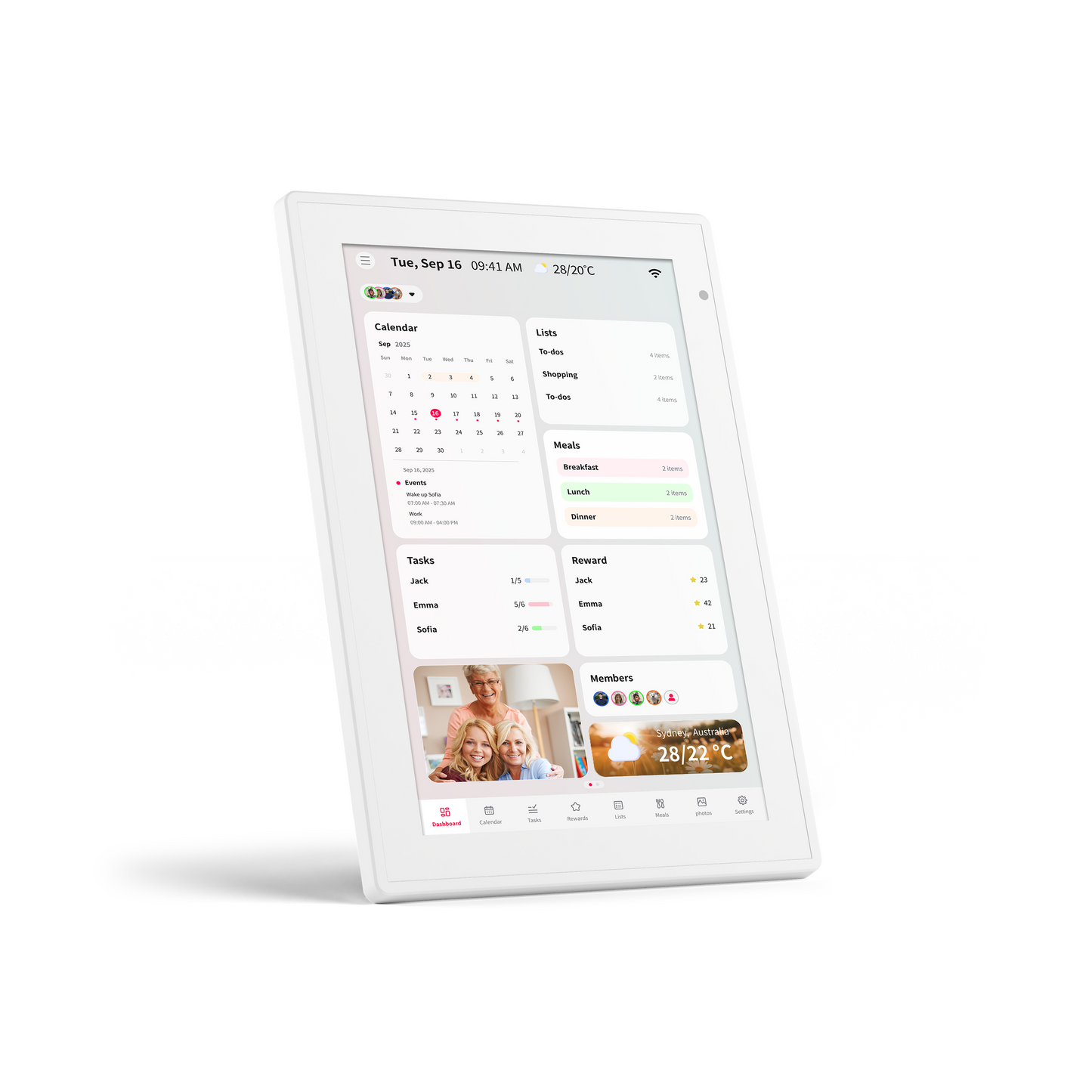 Fotostream 10.1” Digital E Calendar & Photo Frame